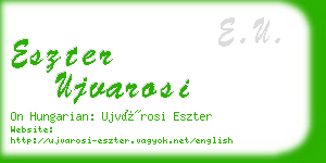 eszter ujvarosi business card